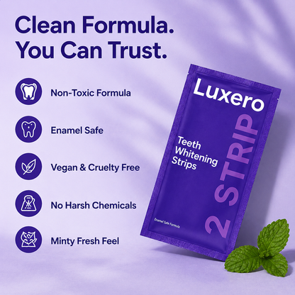 Luxero Purple Teeth Whitening Strips
